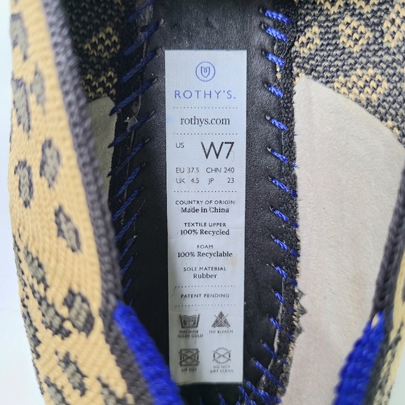 Rothy's The Flat Classics Animal Print Ballet Flats - Picture 8 of 8